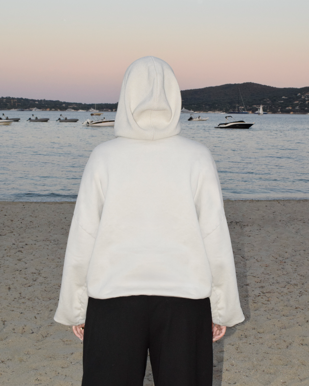SAND GREY BALACLAVA HOODIE