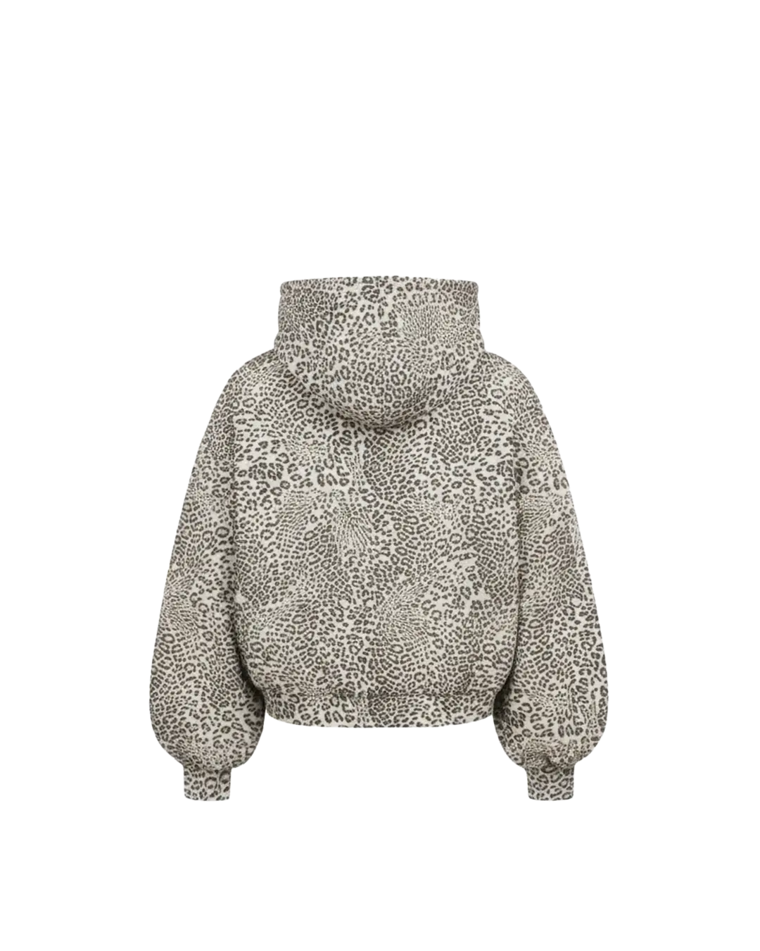 BEIGE LEOPARD HOODIE
