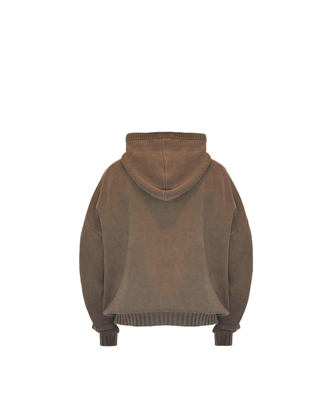 EARTH BROWN BALACLAVA HOODIE