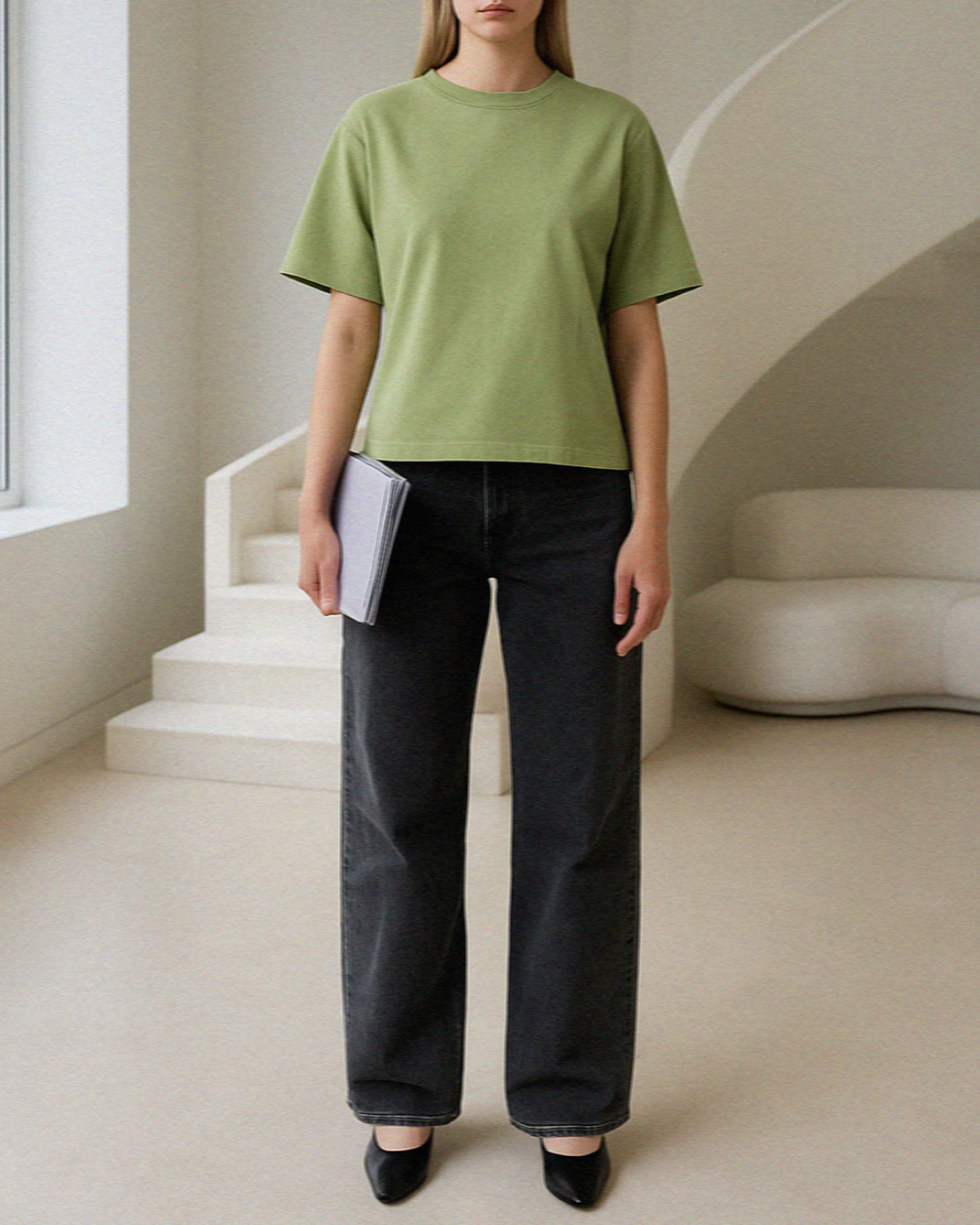 BASIC TEE MATCHA