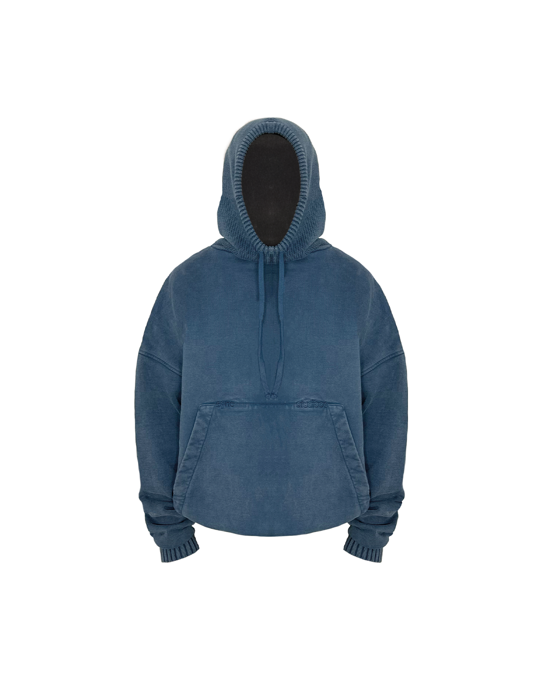 NAVY BLUE BALACLAVA HOODIE