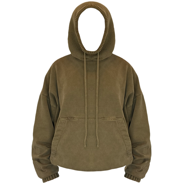 OLIVE GREEN "BALACLAVA" HOODIE