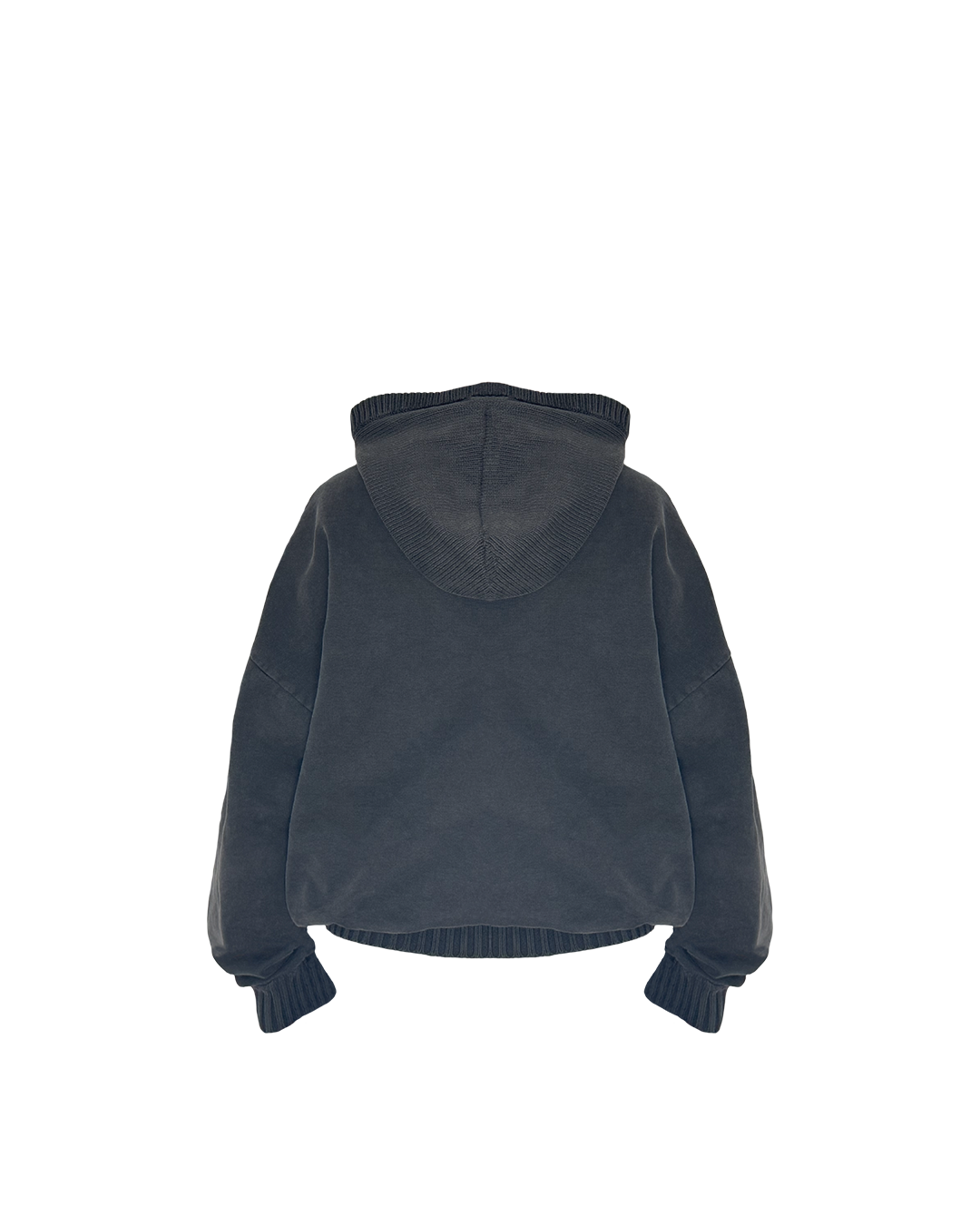 STONE BLACK BALACLAVA HOODIE