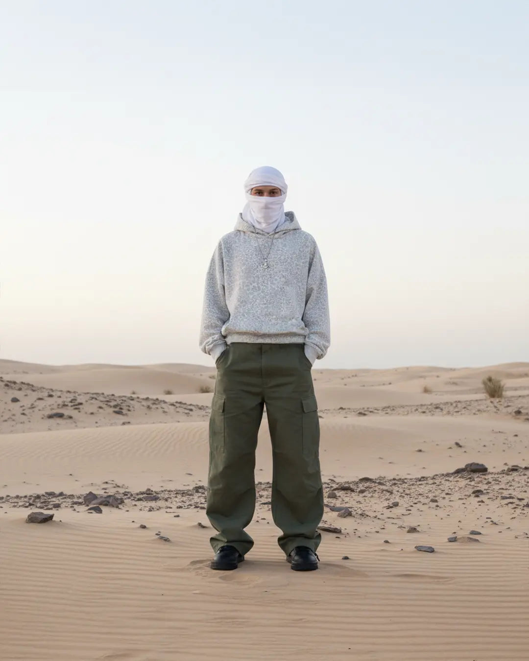 WHITE LEOPARD HOODIE